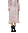  Norma Kamali fB[X p t@bV XJ[g Overlapping Sequin Flared Skirt - Metallic Rose