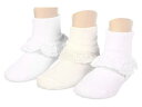 送料無料 ジェフェリーズソックス Jefferies Socks 女の子用 ファッション 子供服 ソックス 靴下 Chantilly Lace Sock 3-Pack (Infant/Toddler/Little Kid/Big Kid) - White/White/Pearl White