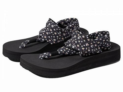 送料無料 サヌーク Sanuk レディース 女性用 シューズ 靴 サンダル Sling St Midform Microfloral - Black