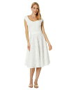 テッドベイカー　ドレス 送料無料 テッドベイカー Ted Baker レディース 女性用 ファッション ドレス Annikaa Off Shoulder Knit Bodice Dress - White
