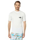  Salty Crew Y jp X|[cEAEghApi  bVK[h XCVc Shelter Short Sleeve Rashguard - White