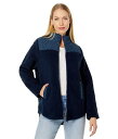  Madewell fB[X p t@bV AE^[ WPbg R[g WPbg Uno Mixy 1/2 Zip Popover - Deep Indigo