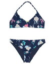  LV[ Roxy Kids ̎qp X|[cEAEghApi LbY qp Flowers Addict Tri Swimsuit Set (Big Kids) - Mood Indigo Floating Floral