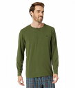 送料無料 トミーバハマ Tommy Bahama メンズ 男性用 ファッション パジャマ 寝巻き Knit Long Sleeve Top - Olive
