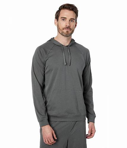 ベアフットドリームス 送料無料 ベアフードドリームズ Barefoot Dreams メンズ 男性用 ファッション パーカー スウェット MC Pima Jersey Pullover - Olive Branch