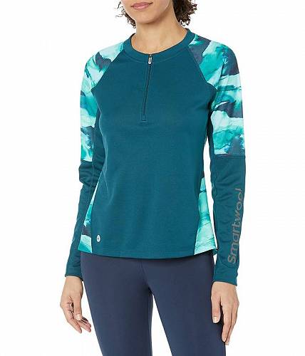 ̵ ޡȥ Smartwool ǥ  եå ƥ֥ Mountain Bike Long Sleeve Jersey - Twilight Blue