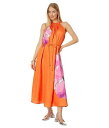 テッドベイカー　ドレス 送料無料 テッドベイカー Ted Baker レディース 女性用 ファッション ドレス Immia Halterneck Swing Maxi Dress with Self Belt - Bright Orange