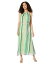 ̵ ޥɥ Maggy London ǥ  եå ɥ쥹 Halter Maxi Dress - Ivory/Kiwi Green