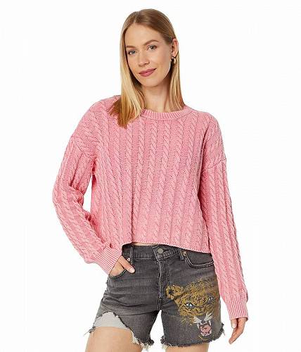 こちらの商品は ラッキーブランド Lucky Brand レディース 女性用 ファッション セーター Cable Crew Sweater - Sangria Acid Wash です。 注文後のサイズ変更・キャンセルは出来ませんので、十分なご検討の上でのご注文をお願いいたします。 ※靴など、オリジナルの箱が無い場合がございます。ご確認が必要な場合にはご購入前にお問い合せください。 ※画面の表示と実物では多少色具合が異なって見える場合もございます。 ※アメリカ商品の為、稀にスクラッチなどがある場合がございます。使用に問題のない程度のものは不良品とは扱いませんのでご了承下さい。 ━ カタログ（英語）より抜粋 ━ A classic cable knit design to protect yourself from the cold weather, the Lucky Brand(R) Cable Crew Sweater comes with an allover textured silhouette. Crew neckline and long sleeves with ribbed cuffs. Ribbed neckline. Straight hemline. Intended to hit at the waist. 100% cotton. Machine wash, tumble dry.