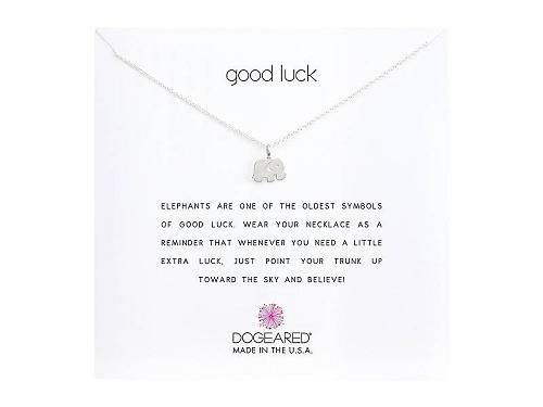 ドギャード 送料無料 ドギャード Dogeared レディース 女性用 ジュエリー 宝飾品 ネックレス Good Luck Elephant Reminder Necklace - Sterling Silver