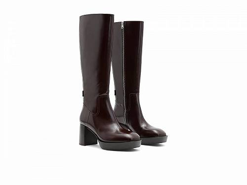 楽天グッズ×グッズ送料無料 AllSaints レディース 女性用 シューズ 靴 ブーツ ロングブーツ Pip Boot - Bordeaux Red Shine