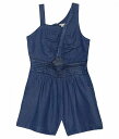 送料無料 HABITUAL girl 女の子用 ファッション 子供服 ベビー服 赤ちゃん ロンパース Asymmetrical Romper (Big Kids) - Indigo