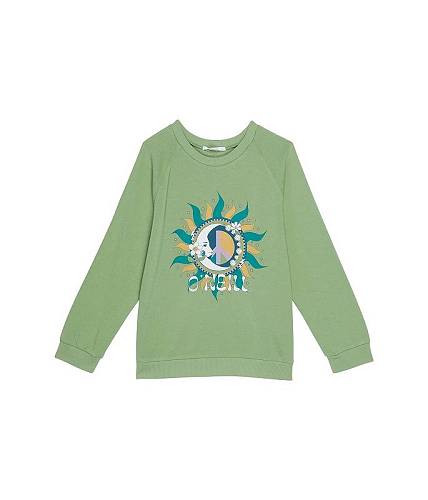 オニール 送料無料 オニール O&#039;Neill Kids 女の子用 ファッション 子供服 パーカー スウェット ジャケット Lillia Oversized (Little Kids/Big Kids) - Basil