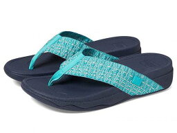 送料無料 フィットフロップ FitFlop レディース 女性用 シューズ 靴 サンダル Surfa Geo-Webbing Toe Post Sandals - Tahiti Blue