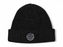 送料無料 リップカール Rip Curl メンズ 男性用 ファッション雑貨 小物 帽子 ビーニー ニット帽 Icons Reg Beanie - Black 1