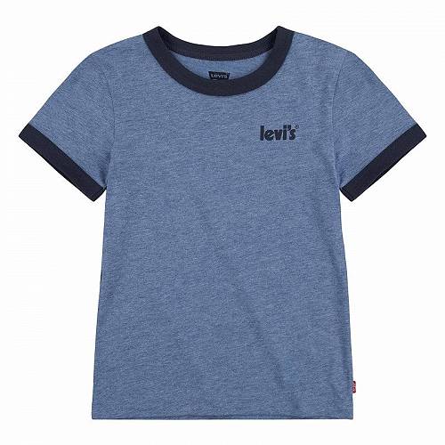 ̵ ꡼Х Levi's(R) Kids ˤλ եå Ҷ T Basic Ringer T-Shirt (Big Kids) - Light Grey Heather