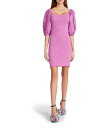 ベッツィジョンソン　ドレス 送料無料 ベッツィージョンソン Betsey Johnson レディース 女性用 ファッション ドレス Smock Knit Poplin Sleeve Dress - Radiant Orchid