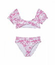  Janie and Jack ̎qp X|[cEAEghApi LbY qp Recycled Flamingo Toile Two-Piece Swimsuit (Big Kids) - Magenta Flamingo Toile