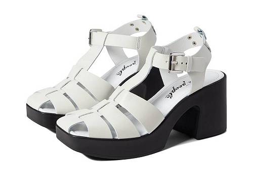 送料無料 フリーピープル Free People レディース 女性用 シューズ 靴 ヒール Pacific Platform Fishermen Heel Sandal - Off-White