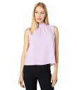  Xe[g 1.STATE fB[X p t@bV uEX Sleeveless Mock Neck Tie Neck Top - Violet Tulle