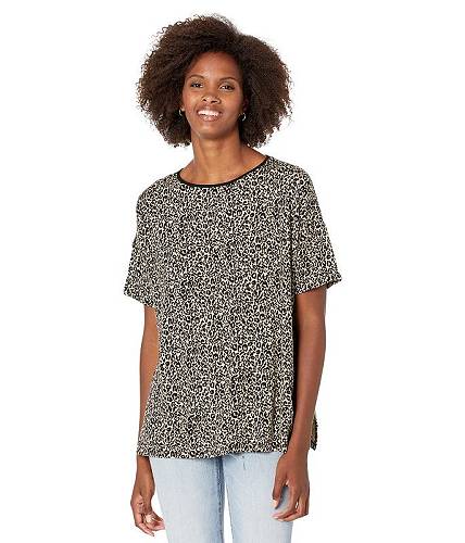 送料無料 ダナキャラン Donna Karan レディース 女性用 ファッション パジャマ 寝巻き Short Sleeve Sleep Tee - Animal