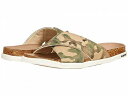 送料無料 シービーズ SeaVees レディース 女性用 シューズ 靴 サンダル Santa Rosa Slide - Khaki Camouflage