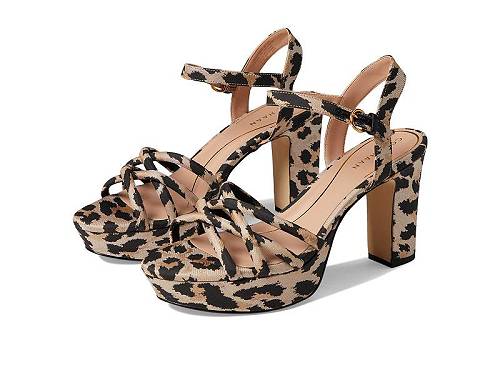 送料無料 コールハーン Cole Haan レディース 女性用 シューズ 靴 ヒール Grove Platform Sandal 95 mm - Leopard Print Jacquard