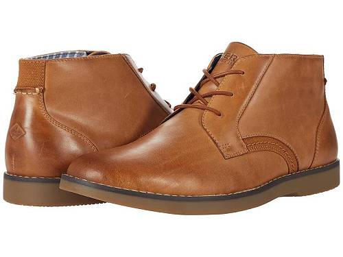 送料無料 スペリー Sperry メンズ 男性用 シューズ 靴 ブーツ チャッカブーツ Newman Chukka WR - Tan