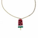  xbcB[W\ Betsey Johnson fB[X p WG[ i lbNX Watermelon Pendant Necklace - Pink