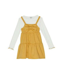 送料無料 HABITUAL girl 女の子用 ファッション 子供服 ドレス Quilted Jumper Set (Toddler) - Mustard