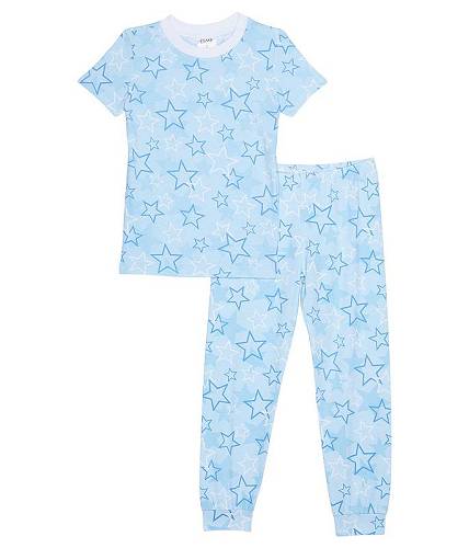 楽天グッズ×グッズ送料無料 esme 男の子用 ファッション 子供服 パジャマ 寝巻き Crew Short Sleeve Top & Pants Set （Big Kids） - Starry Blue