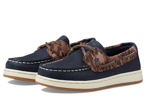 送料無料 Sperry Kids 男の子用 キッズシューズ 子供靴 ボートシューズ Sperry Cup II Boat (Little Kid/Big Kid) - Tan/Navy