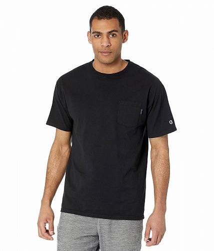 送料無料 チャンピオン Champion メンズ 男性用 ファッション Tシャツ Garment Dye Pocket Tee - Black