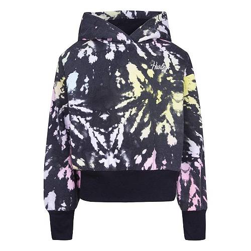 送料無料 ハーレー Hurley Kids 女の子用 ファッション 子供服 パーカー スウェット ジャケット Printed Fleece Hoodie (Little Kids) - Multi/Black