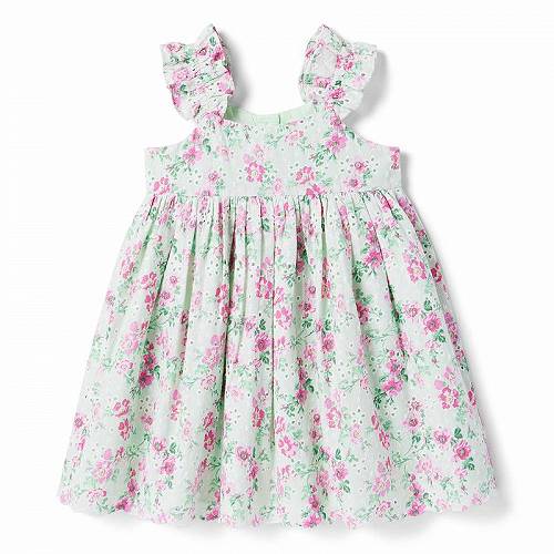 送料無料 Janie and Jack 女の子用 ファッション 子供服 ドレス Floral Dress (Toddler/Little Kids/Big Kids) - Green 1