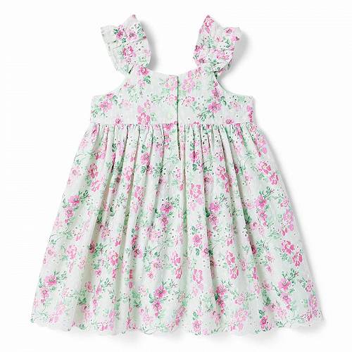 送料無料 Janie and Jack 女の子用 ファッション 子供服 ドレス Floral Dress (Toddler/Little Kids/Big Kids) - Green 2