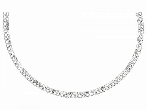 送料無料 Madewell レディース 女性用 ジュエリー 宝飾品 ネックレス Shay Chain Pack Necklace - Light Silver Ox 1