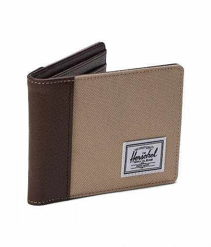  n[VFTvC Herschel Supply Co. t@bVG  z Hank Wallet - Light Taupe/Chicory Coffee