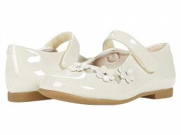 送料無料 レイチェル Rachel Shoes 女の子用 キッズシューズ 子供靴 フラット Rose (Little Kid) - Bone Patent