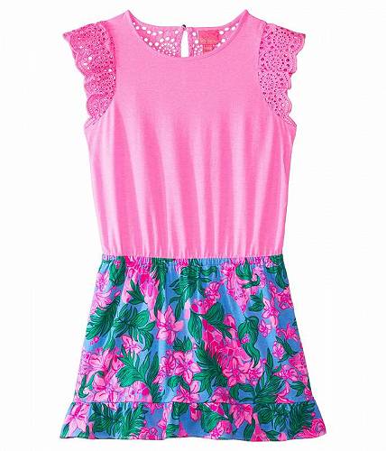 こちらの商品は リリーピューリッツァー Lilly Pulitzer Kids 女の子用 ファッション 子供服 ベビー服 赤ちゃん ロンパース Tania Romper (Toddler/Little Kids/Big Kids) - Cerise Pink Safari Sunset です。 注文後のサイズ変更・キャンセルは出来ませんので、十分なご検討の上でのご注文をお願いいたします。 ※靴など、オリジナルの箱が無い場合がございます。ご確認が必要な場合にはご購入前にお問い合せください。 ※画面の表示と実物では多少色具合が異なって見える場合もございます。 ※アメリカ商品の為、稀にスクラッチなどがある場合がございます。使用に問題のない程度のものは不良品とは扱いませんのでご了承下さい。 ━ カタログ（英語）より抜粋 ━ Styled with ease, the Lilly Pulitzer(R) Kids Tania Romper allows fun time to be mixed in with fashion. Pull-on styling with a ruffled sleeveless design. Rounded neckline construction. Button closure at the back. Straight short hemline. 100% cotton. Machine wash, tumble dry. Product measurements were taken using size XL (12-14 Big Kid). サイズにより異なりますので、あくまで参考値として参照ください. 実寸（参考値）： Inseam: 約 6.35 cm