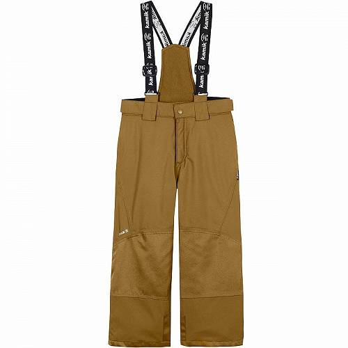 送料無料 カミック Kamik Kids 男の子用 ファッション 子供服 スノーパンツ Harper Insulated Suspender Pants (Toddler/Little Kids/Big Kids) - Bronze