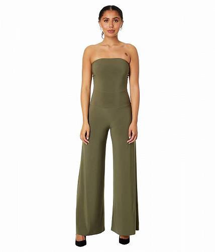 ̵ Norma Kamali ǥ  եå ץ Ĥʤ å Strapless Elephant Jumpsuit - Military