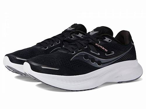 送料無料 サッカニー Saucony レディース 女性用 シューズ 靴 スニーカー 運動靴 Guide 16 - Black/White