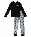 送料無料 カルバンクライン キッズ Calvin Klein Kids 男の子用 ファッション 子供服 パジャマ 寝巻き Two-Piece Thermal Brushed Micro Joggers Set (Big Kids) - CK Tie-Dye