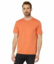 送料無料 ヴィンス Vince メンズ 男性用 ファッション Tシャツ Garment Dye Short Sleeve Crew - Washed Sun Coral