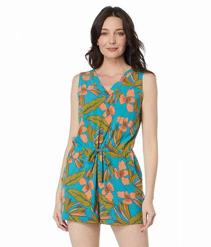 送料無料 トードアンドコー Toad&amp;Co レディース 女性用 ファッション ジャンプスーツ つなぎ セット Sunkissed Liv Romper - Curacao Aloha Print