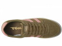 送料無料 ゴラ Gola レディース 女性用 シューズ 靴 スニーカー 運動靴 Grandslam Suede - Khaki/Coral Pink