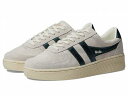 送料無料 ゴラ Gola レディース 女性用 シューズ 靴 スニーカー 運動靴 Grandslam Flame - Off-White/Dark Green