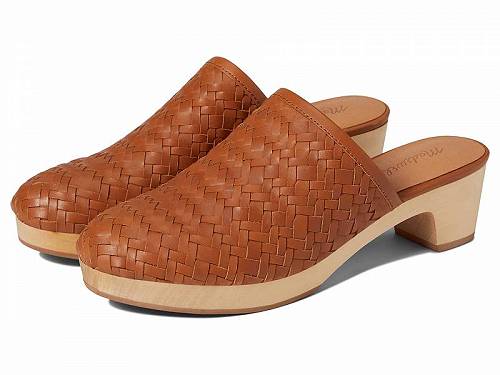  Madewell fB[X p V[Y C NbO The Jordyn Clog in Woven Leather - Rustic Twig