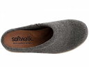 送料無料 ソフトウォーク SoftWalk レディース 女性用 シューズ 靴 クロッグ Madison - Grey Felt 2